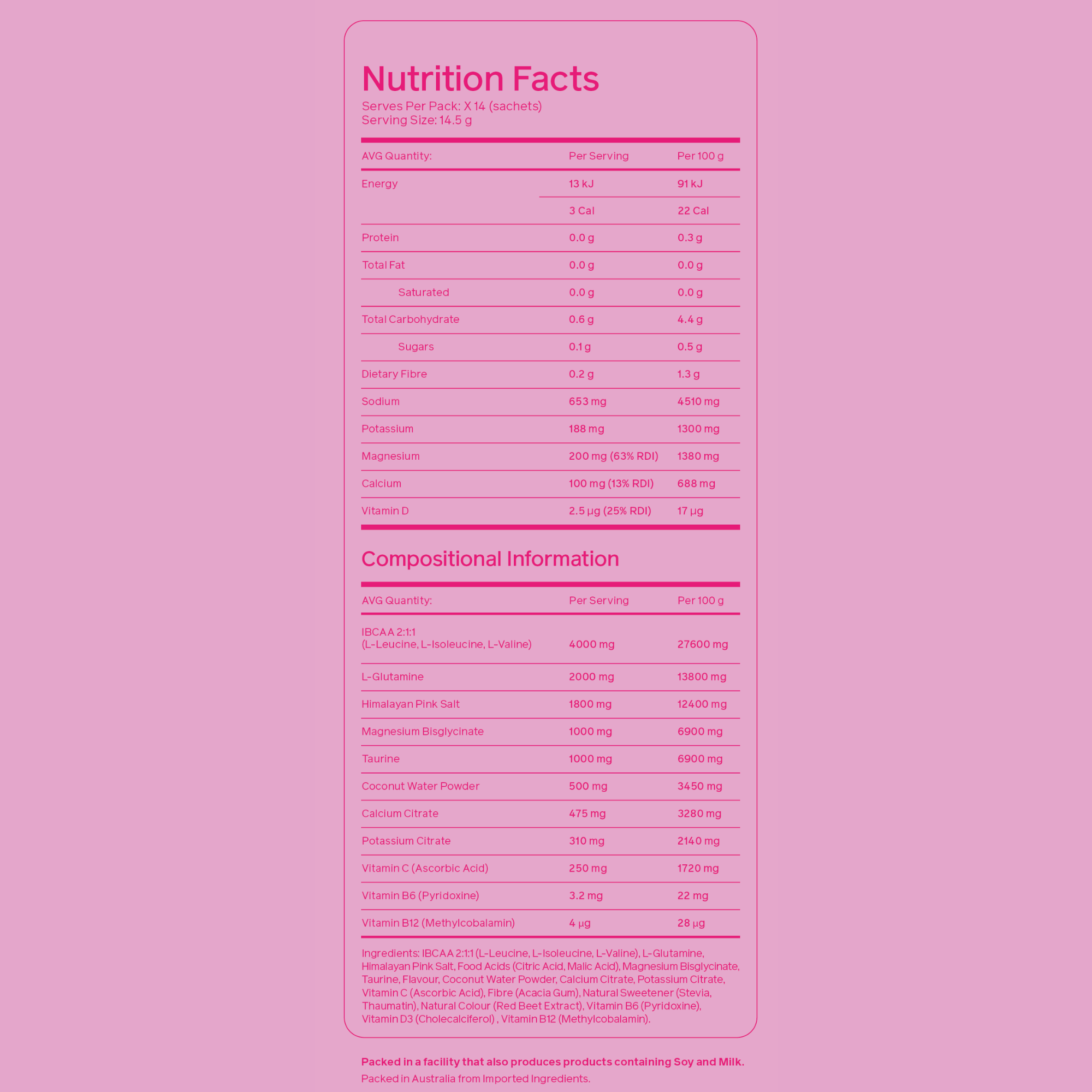 Hydration + Amino Blend | Pink Lemonade